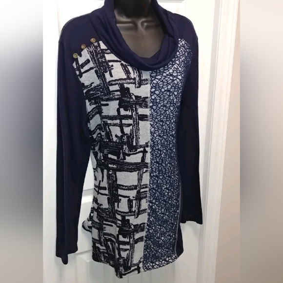 Domani cowl neck tunic sweater - Picture 7 of 7